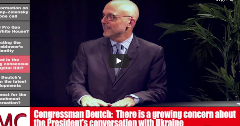 Scots Media Club: Impeachment Interview with Rep. Ted Deutch